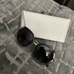 Michael Kors Black and Gold Sunglasses